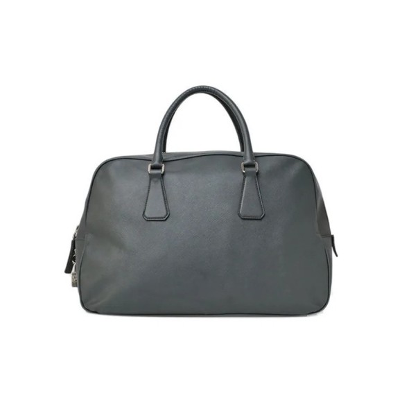 Prada Square Large Saffiano Shopper Bag - Grey - vintage - Picture 1 of 1